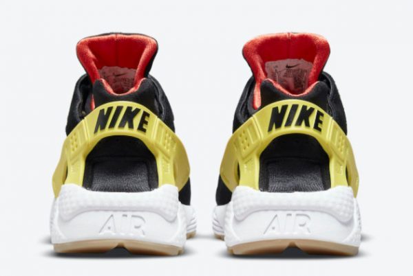 Shop Nike Air Huarache GS Have A Nike Day Black Yellow DO5873-001-3