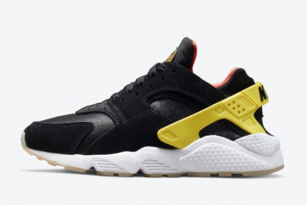 Shop Nike Air Huarache GS Have A Nike Day Black Yellow DO5873-001