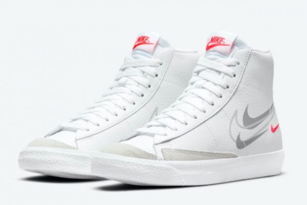 Where To Buy Nike Blazer Mid GS Multi Swoosh DO6487-100-2