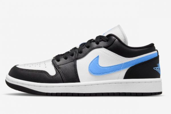 2021 New Air Jordan 1 Low University Blue Black Sale DC0774-041