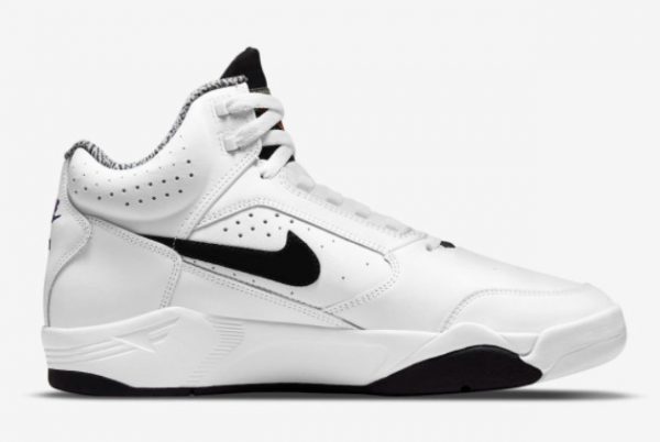 2021 Nike Air Flight Lite Mid White Black Shoes DJ2518-100-1