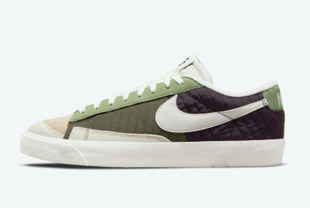 2021 Nike Blazer Low Toasty Medium Olive Lifestyle Shoes DD8026-500