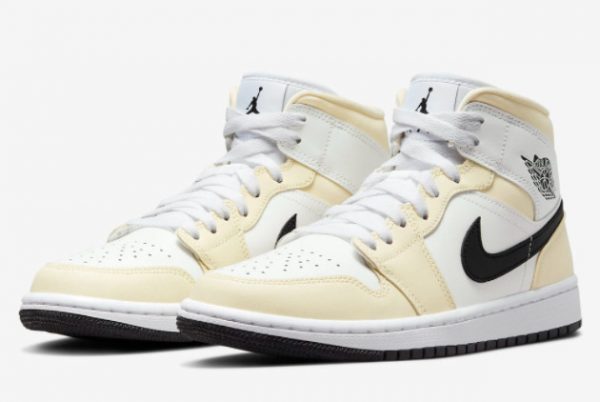 2022 Cheap Air Jordan 1 Mid Coconut Milk BQ6472-121-2