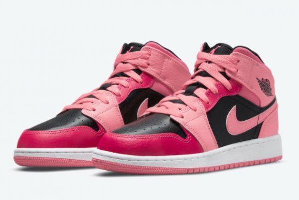 2022 Cheap Air Jordan 1 Mid GS Coral Chalk In Store 554725-662-2