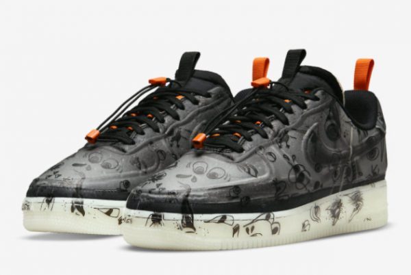 2022 Cheap Nike Air Force 1 Experimental Halloween DC8904-001-2