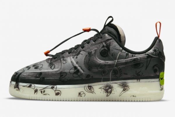 2022 Cheap Nike Air Force 1 Experimental Halloween DC8904-001