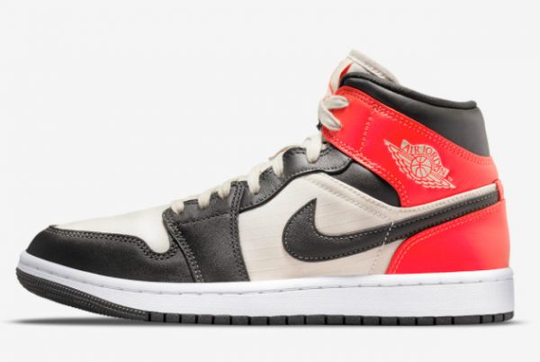 2022 New Air Jordan 1 Mid Newsprint For Sale DQ6078-100