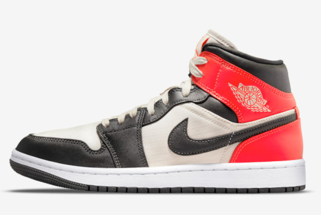 2022 New Air Jordan 1 Mid Newsprint For Sale DQ6078-100