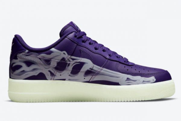 Brand New Nike AF1 Air Force 1 Purple Skeleton CU8067-500-1