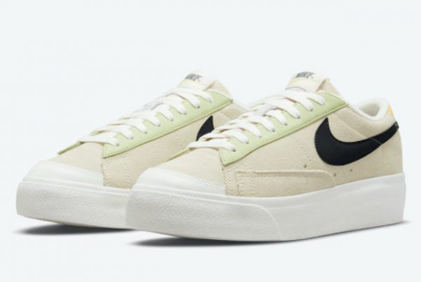 Brand New Nike Blazer Low Platform Reflective Swooshes DQ0884-100-1