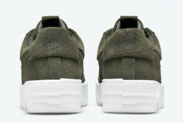 Cheap Nike Air Force 1 Pixel Dark Green Suede DQ5570-300-2