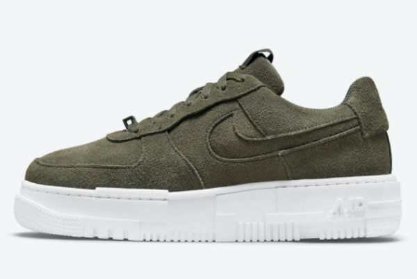 Cheap Nike Air Force 1 Pixel Dark Green Suede DQ5570-300