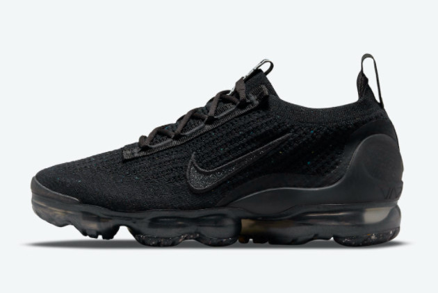 Nike Air VaporMax 2021 Black Metallic Silver Running Shoes DC9454-001