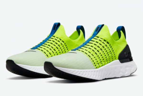 Cheap Nike React Phantom Run Flyknit 2 Volt White Yellow DM7603-700-1