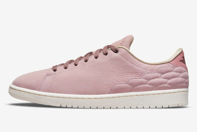 Grade School Air Jordan 1 Centre Court Pink Oxford DO7444-621