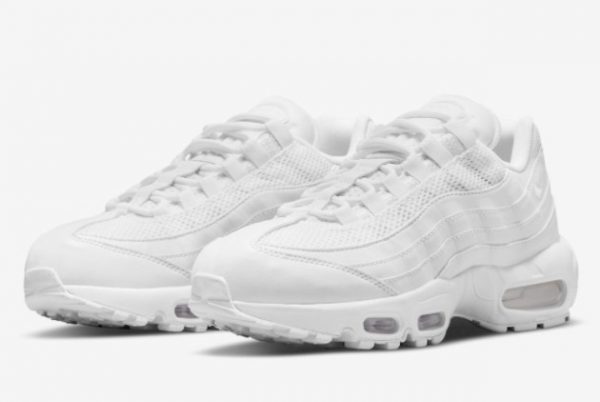 Hot Sale Nike Air Max 95 Triple White Running Shoes DH8015-100-1