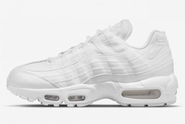 Hot Sale Nike Air Max 95 Triple White Running Shoes DH8015-100