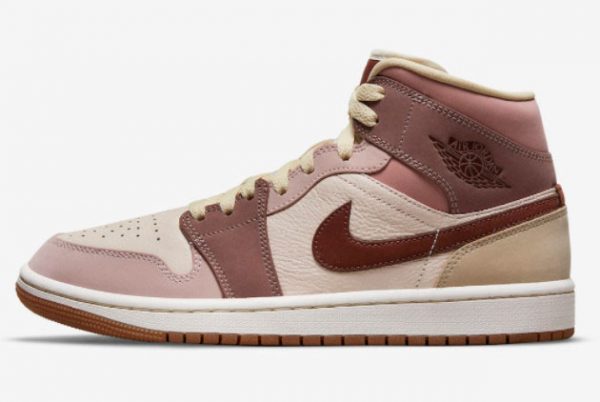 Latest Air Jordan 1 Mid Milk Tea Brown For Women DO7440-821