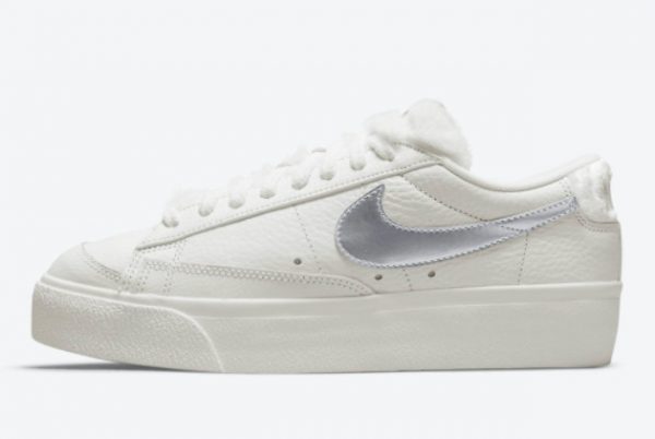 New Release Nike Blazer Low Platform Sail Metallic DO8993-100