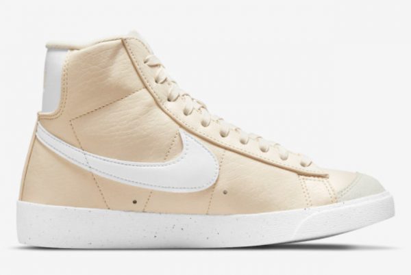 New Style Nike Blazer Mid Coconut Milk Sneakers DQ4124-100-1