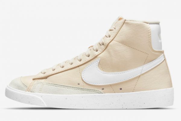 New Style Nike Blazer Mid Coconut Milk Sneakers DQ4124-100