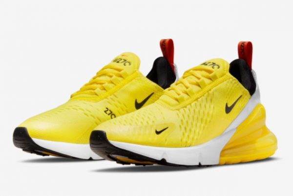 Nike Air Max 270 Yellow Black White Basketball Sneakers DQ4694-700-2