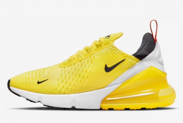 Nike Air Max 270 Yellow Black White Basketball Sneakers DQ4694-700