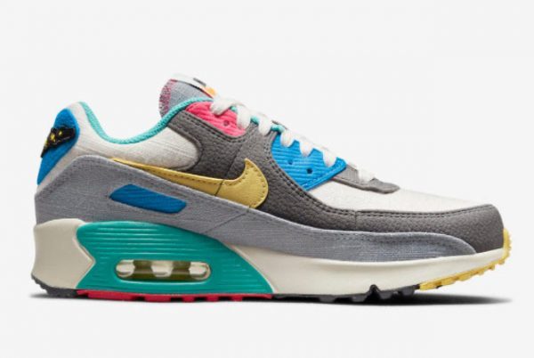 Nike Air Max 90 GS Caterpillar Multi-Color For Sale DN4415-001-1