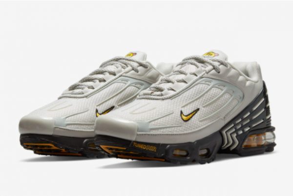 Nike Air Max Plus 3 Light Bone/Yellow-Black Cheap Sale DQ1105-001-1