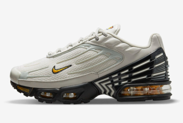 Nike Air Max Plus 3 Light Bone/Yellow-Black Cheap Sale DQ1105-001