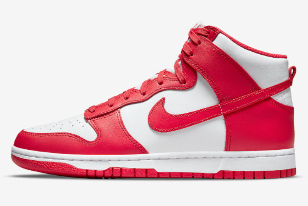 Nike Dunk High University Red White For Cheap DD1399-106