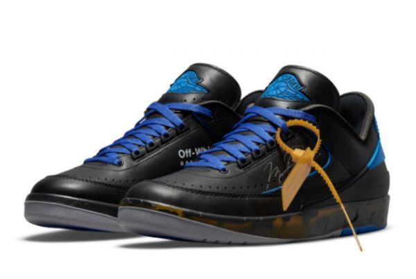 Off-White x Air Jordan 2 Retro Low SP Black Royal Sale DJ4375-004-2