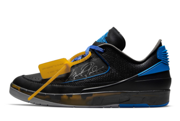 Off-White x Air Jordan 2 Retro Low SP Black Royal Sale DJ4375-004