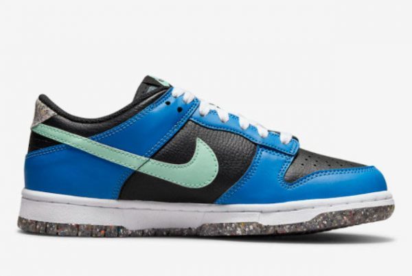 Shop Nike Dunk Low GS Crater Black Blue DR0165-001-1