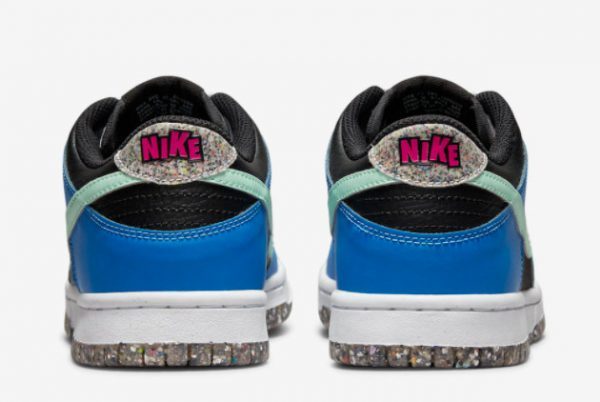 Shop Nike Dunk Low GS Crater Black Blue DR0165-001-3