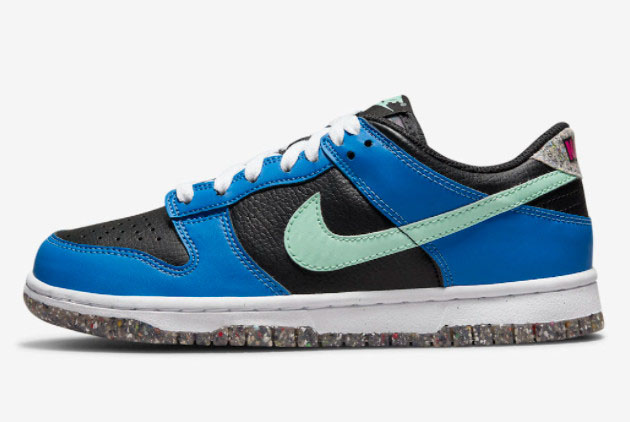 Shop Nike Dunk Low GS Crater Black Blue DR0165-001