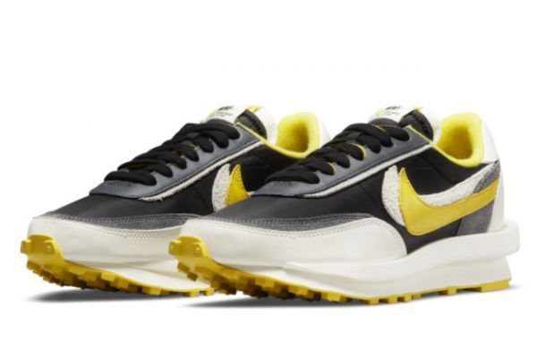 Undercover x Sacai x Nike LDWaffle Black/Sail-Dark Grey-Bright Citron DJ4877-001-2