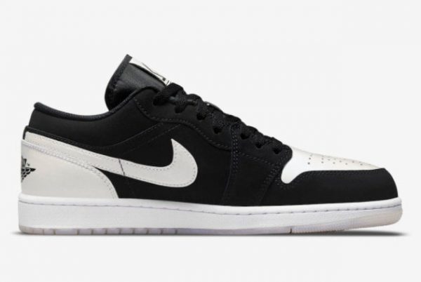 2022 Air Jordan 1 Low Black White New Sale DH6931-001-1