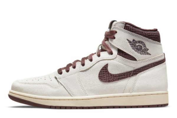 A Ma Maniere x Air Jordan 1 High OG Sail Burgundy Crush DO7097-100