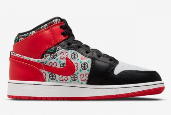 Air Jordan 1 Mid SE GS Holiday On Sale DM1208-150-1