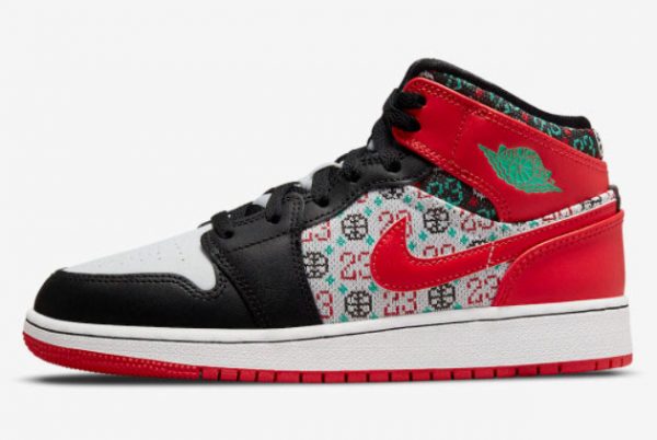 Air Jordan 1 Mid SE GS Holiday On Sale DM1208-150