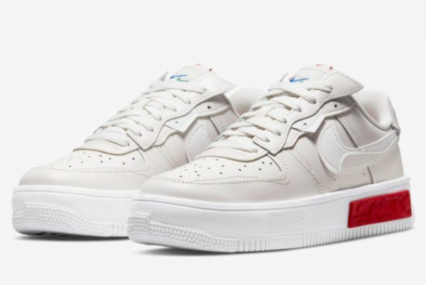 Buy Nike Air Force 1 Fontanka Phantom-White-University Red DH1290-001-1