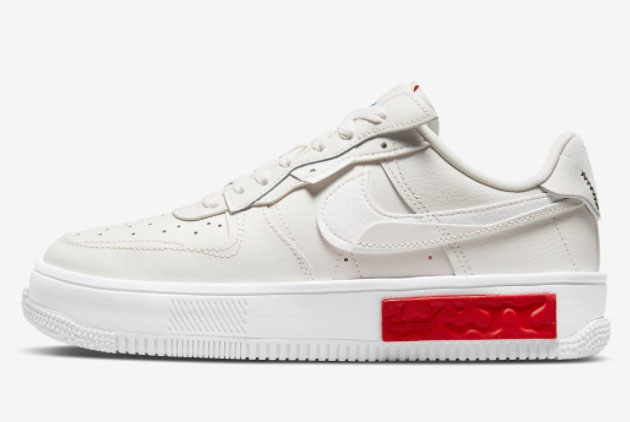 Buy Nike Air Force 1 Fontanka Phantom-White-University Red DH1290-001