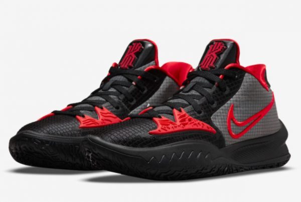 Cheap Nike Kyrie Low 4 Bred Black White-University Red CW3985-006-2