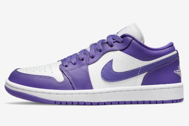 Men and Women's Air Jordan 1 Low Psychic Purple DC0774-500