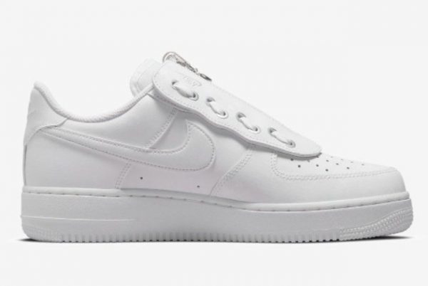 New Nike Air Force 1 Low Shroud White Metallic Silver DC8875-100-1