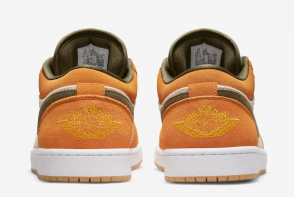 New Release Air Jordan 1 Low Ceramic Orange Olive DH6931-102-3