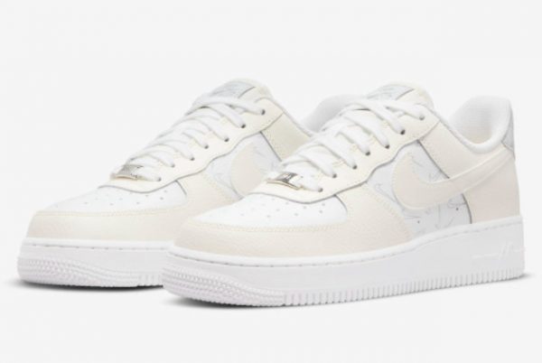 New Style Nike Air Force 1 Low White Sail Grey Mini Checks DR7857-100-2