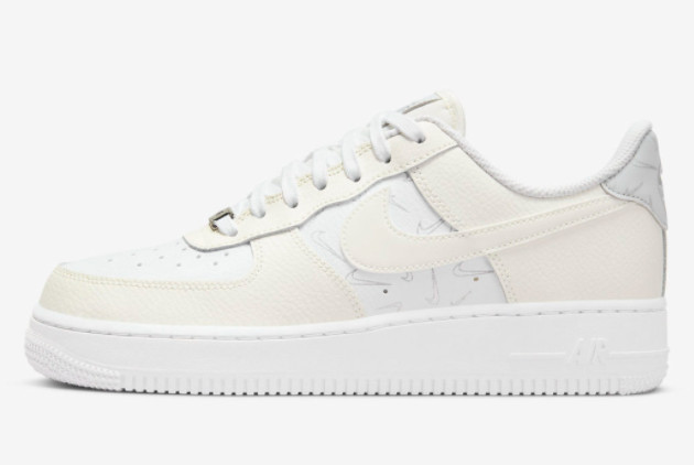 New Style Nike Air Force 1 Low White Sail Grey Mini Checks DR7857-100