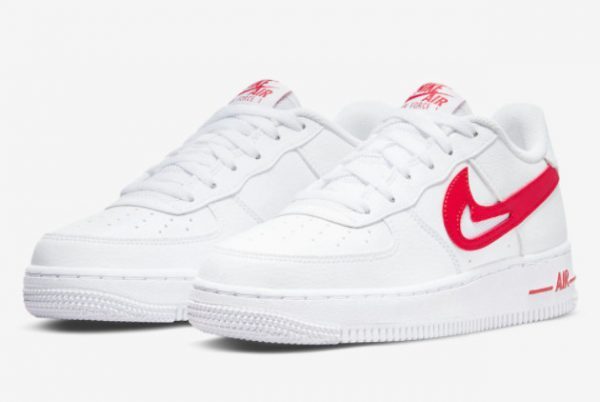 Nike Air Force 1 Low White Red True To Size DR7970-100-2